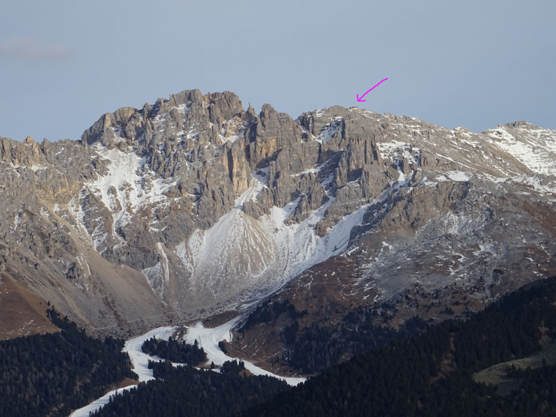 Corno Bianco (Weisshorn)  m.2317 ....dal Passo Oclini